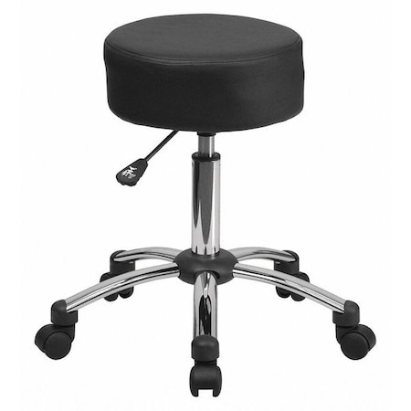 Black Leather Medical Stool MPN:BT-191-1-GG