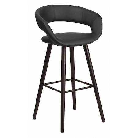 Black Vinyl Barstool, 29