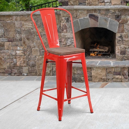 Metal Counter Stool, 24