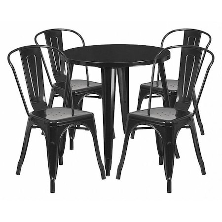 Black Metal Set, 30RD MPN:CH-51090TH-4-18CAFE-BK-GG