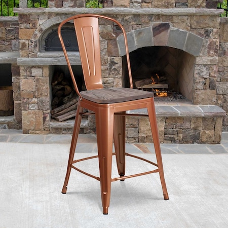 Metal Counter Stool, 24