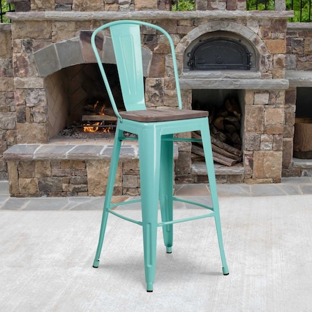 Metal Bar Stool, 30