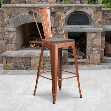 Metal Bar Stool, 30