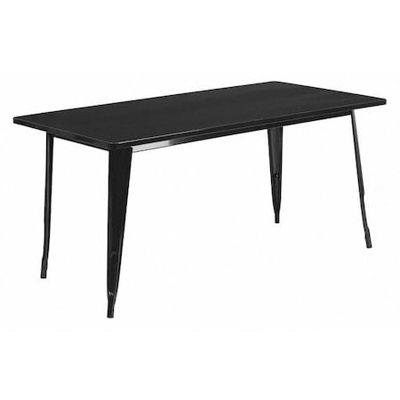 Rectangle Red Metal Table Set, 31.5SQ, 31.5
