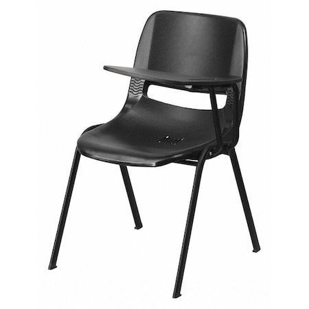 Tablet Arm Chair, Left Hand Flip-Up, Blk, 21