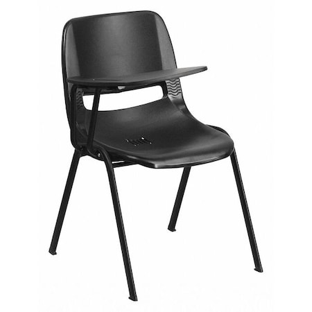 Tablet Arm Chair, Right Hand Flip-Up, Blk, 21