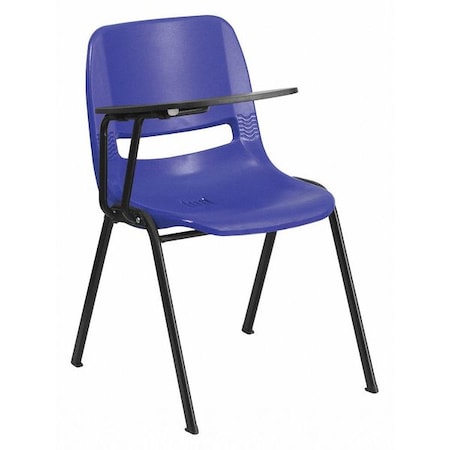 Tablet Arm Chair, Right Hand Flip-Up, Blu, 21