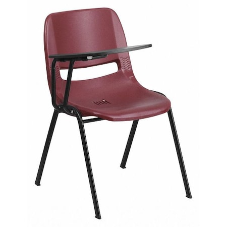 Tablet Arm Chair, Right Hand Flip-Up, Burg, 21