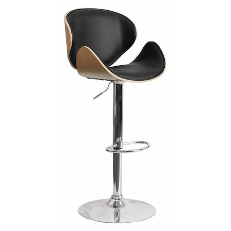 Beechwood Barstool w/Curved Back, Blk MPN:SD-2203-BEECH-GG