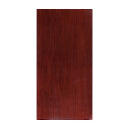 Mahogany Resin Table Top, 30 x 60 MPN:TP-MAH-3060-GG