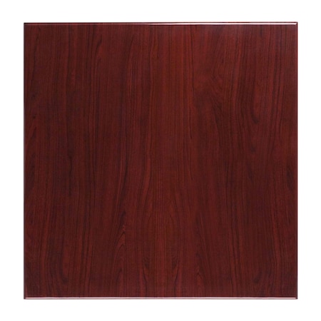 Square Square Mahogany Resin Table Top, 36