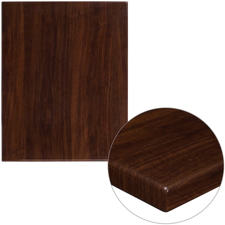 Walnut Resin Table Top, 24