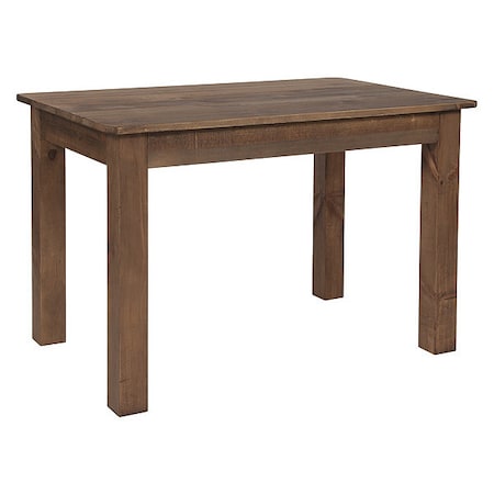 Rectangle Farm Table, Rustic, Rectangular, 46