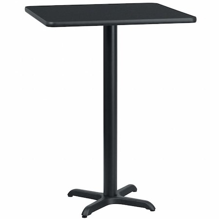 Square Laminate Table Top, Laminate Top, Wood Grain MPN:XU-BLKTB-2424-T2222B-GG