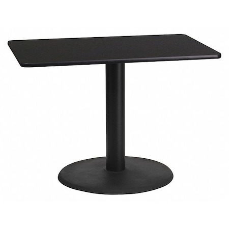 Rectangle Laminate Table Top, Laminate Top, Wood Grain MPN:XU-BLKTB-2442-TR24-GG