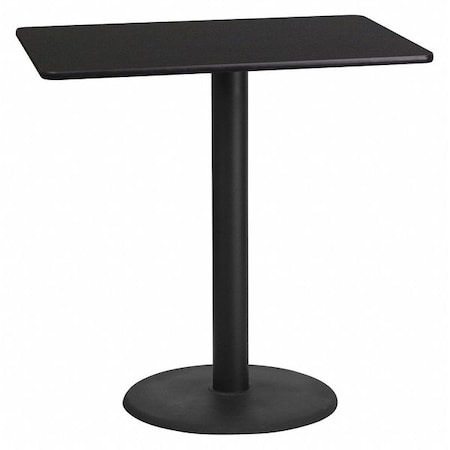 Rectangle Laminate Table Top, Laminate Top, Wood Grain MPN:XU-BLKTB-2442-TR24B-GG