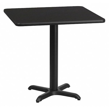 Square Laminate Table Top, Laminate Top, Wood Grain MPN:XU-BLKTB-3030-T2222-GG