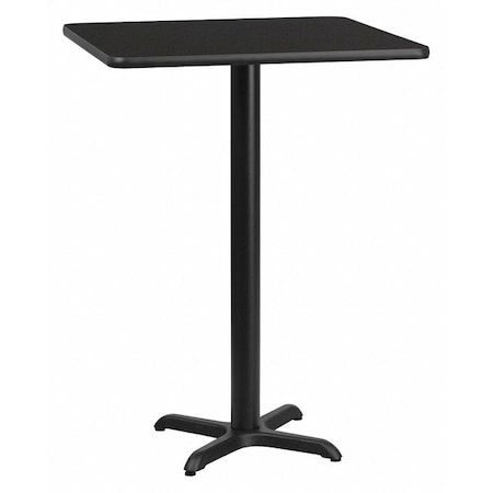 Square Laminate Table Top, Laminate Top, Wood Grain MPN:XU-BLKTB-3030-T2222B-GG