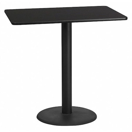 Rectangle Laminate Table Top, Laminate Top, Wood Grain MPN:XU-BLKTB-3048-TR24B-GG