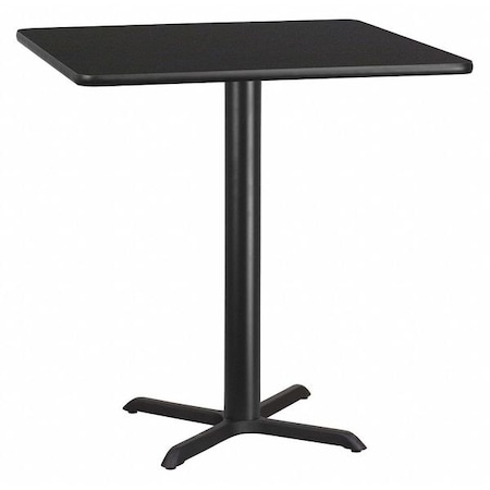Square Laminate Table Top, Laminate Top, Wood Grain MPN:XU-BLKTB-4242-T3333B-GG