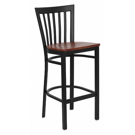 Restaurant Stool, School Back, Chy Seat MPN:XU-DG6R8BSCH-BAR-CHYW-GG