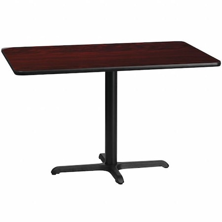Rectangle Laminate Table, Laminate Top, Wood Grain MPN:XU-MAHTB-3048-T2230-GG