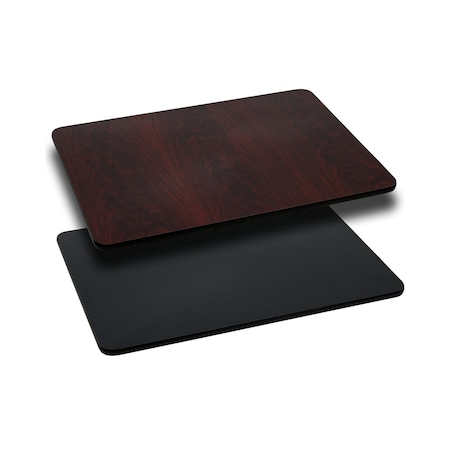 Black/Mahogany Reversible Top, 24 x 42 MPN:XU-MBT-2442-GG