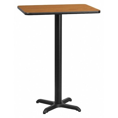 Rectangle Natural Laminate Table, Laminate Top, Wood Grain MPN:XU-NATTB-2430-T2222B-GG