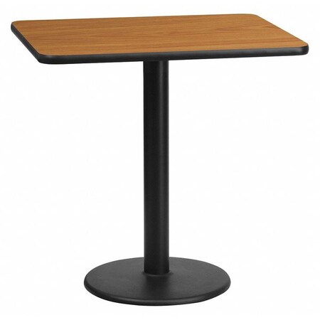 Rectangle Natural Laminate Table, Laminate Top, Wood Grain MPN:XU-NATTB-2430-TR18-GG