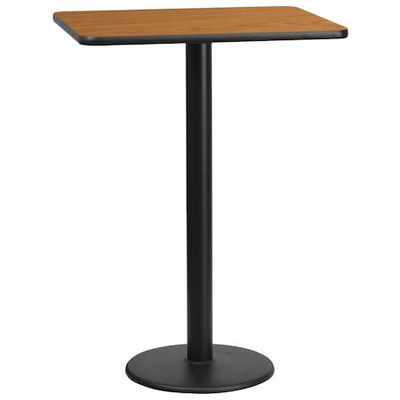 Rectangle Natural Laminate Table, Laminate Top, Wood Grain MPN:XU-NATTB-2430-TR18B-GG