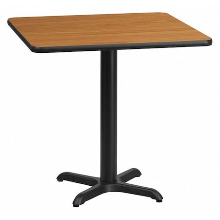 Square Natural Laminate Table, 30
