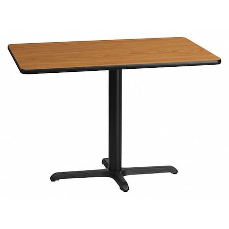 Rectangle Natural Laminate Table, Laminate Top, Wood Grain MPN:XU-NATTB-3042-T2230-GG