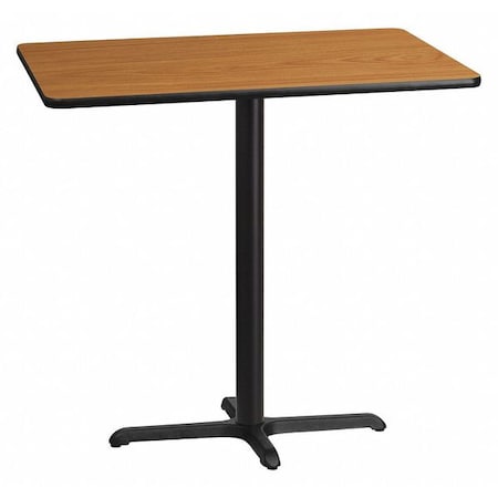Rectangle Natural Laminate Table, Laminate Top, Wood Grain MPN:XU-NATTB-3042-T2230B-GG