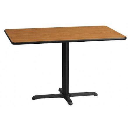Rectangle Natural Laminate Table, Laminate Top, Wood Grain MPN:XU-NATTB-3048-T2230-GG