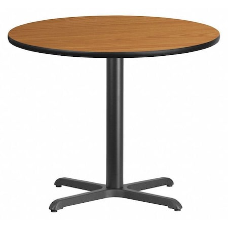 Round Natural Laminate Table, Natural MPN:XU-RD-36-NATTB-T3030-GG