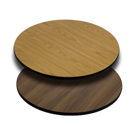 Round Table Top with Natural or Walnut R MPN:XU-RD-36-WNT-GG