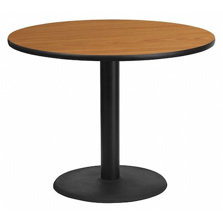 Round Natural Laminate Table, 42