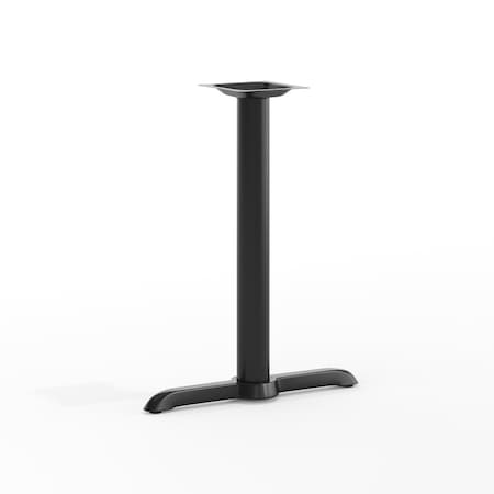 Beverly 5'' x 22'' Restaurant Table T-Base with 3'' Dia. Table Height Column MPN:XU-T0522-GG