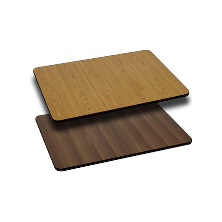 Natural/Walnut Reversible Top, 24 x 30 MPN:XU-WNT-2430-GG
