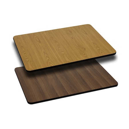 Natural/Walnut Reversible Top, 30 x 42 MPN:XU-WNT-3042-GG