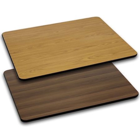Natural/Walnut Reversible Top, 30
