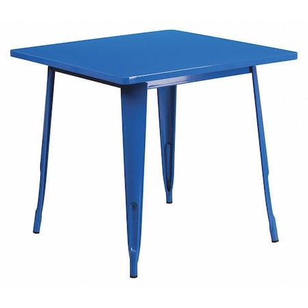 Blue Metal Table, 31.5SQ MPN:ET-CT002-1-BL-GG