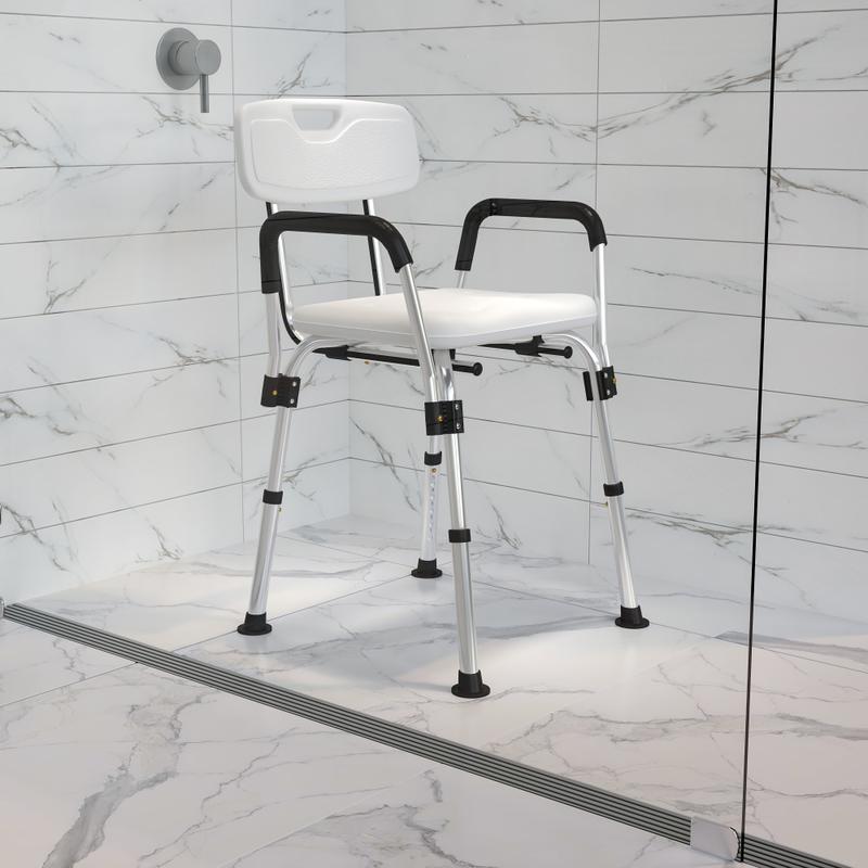 Flash Furniture HERCULES Series Adjustable Bath And Shower Chair, White MPN:DCHY3520LWH