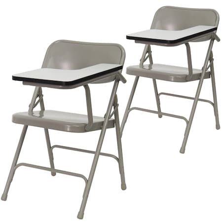 Premium Steel Folding Chair with Left Handed Tablet Arm, PK2 MPN:2-HF-309AST-LFT-GG
