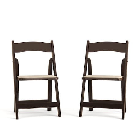 Fruitwood Folding Chair, PK2 MPN:2-XF-2903-FRUIT-WOOD-GG