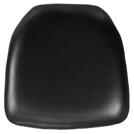Hard Black Vinyl Chiavari Chair Cushion, PK20 MPN:20-BH-BK-HARD-VYL-GG
