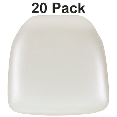 Hard Ivory Vinyl Chiavari Chair Cushion, PK20 MPN:20-BH-IVORY-HARD-VYL-GG