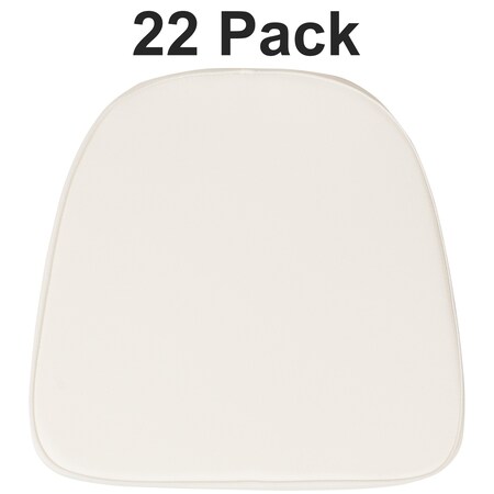 Soft Ivory Fabric Chiavari Chair Cushion, PK22 MPN:22-BH-IVORY-GG