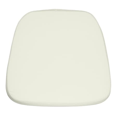 Soft Ivory Fabric Chiavari Chair Cushion, PK22 MPN:22-LE-L-C-WHITE-GG
