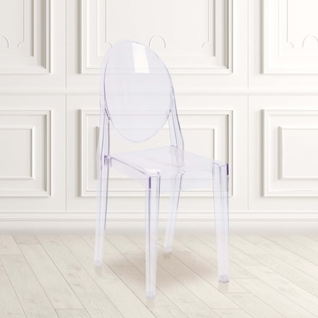 Ghost Side Chair in Transparent Crystal, PK4 MPN:4-FH-111-APC-CLR-GG